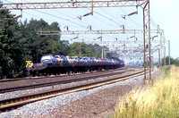Motorail train near Wolverton c1975
