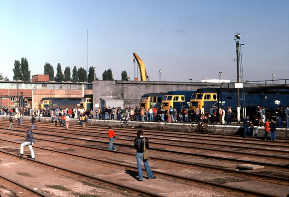 Crewe works 1979