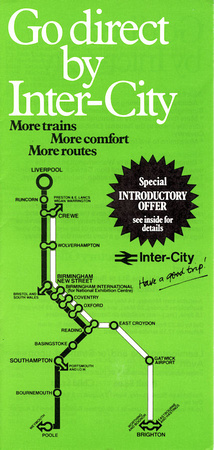 1979 Go direct by Intercity 1979 leaflet